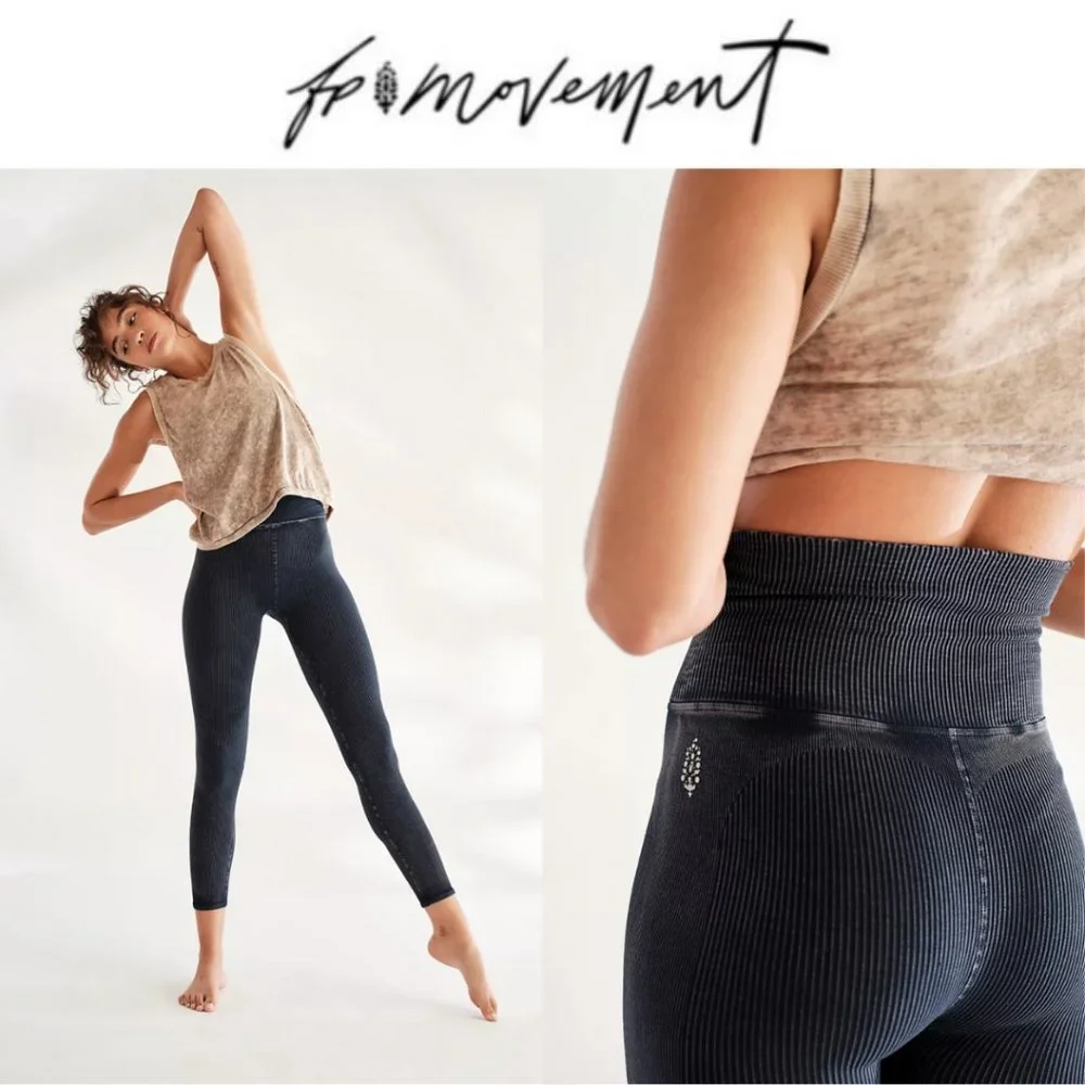 Free People Ultra High-Rise 7/8 Happiness Runs Leggings NWOT